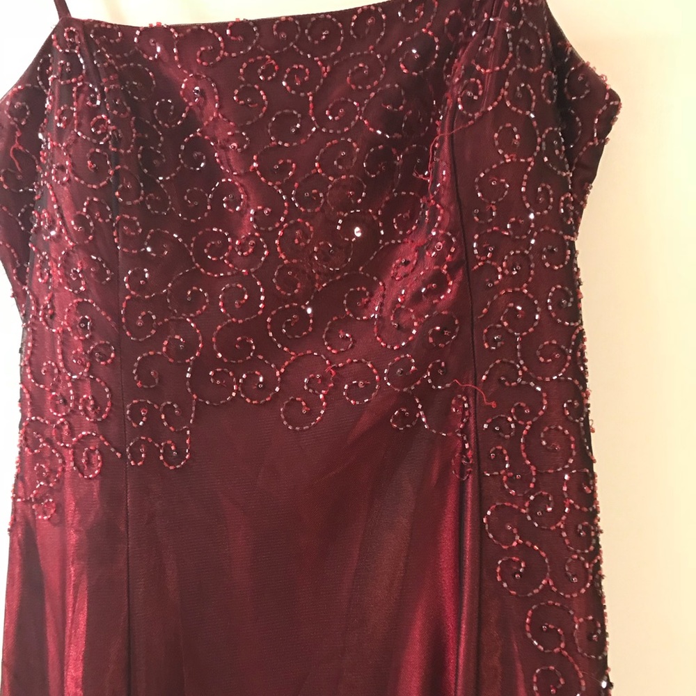 Blondie Nites Jaslene 13 prom dress red beaded